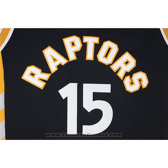 Maglia Toronto Raptors Anthony Bennett #15 Nero Or